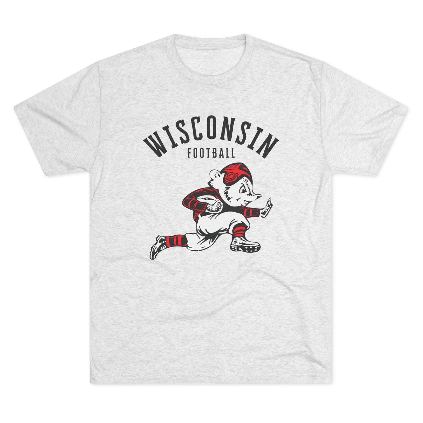 Vintage Wisconsin Football Tee | 1940 Bucky Badger