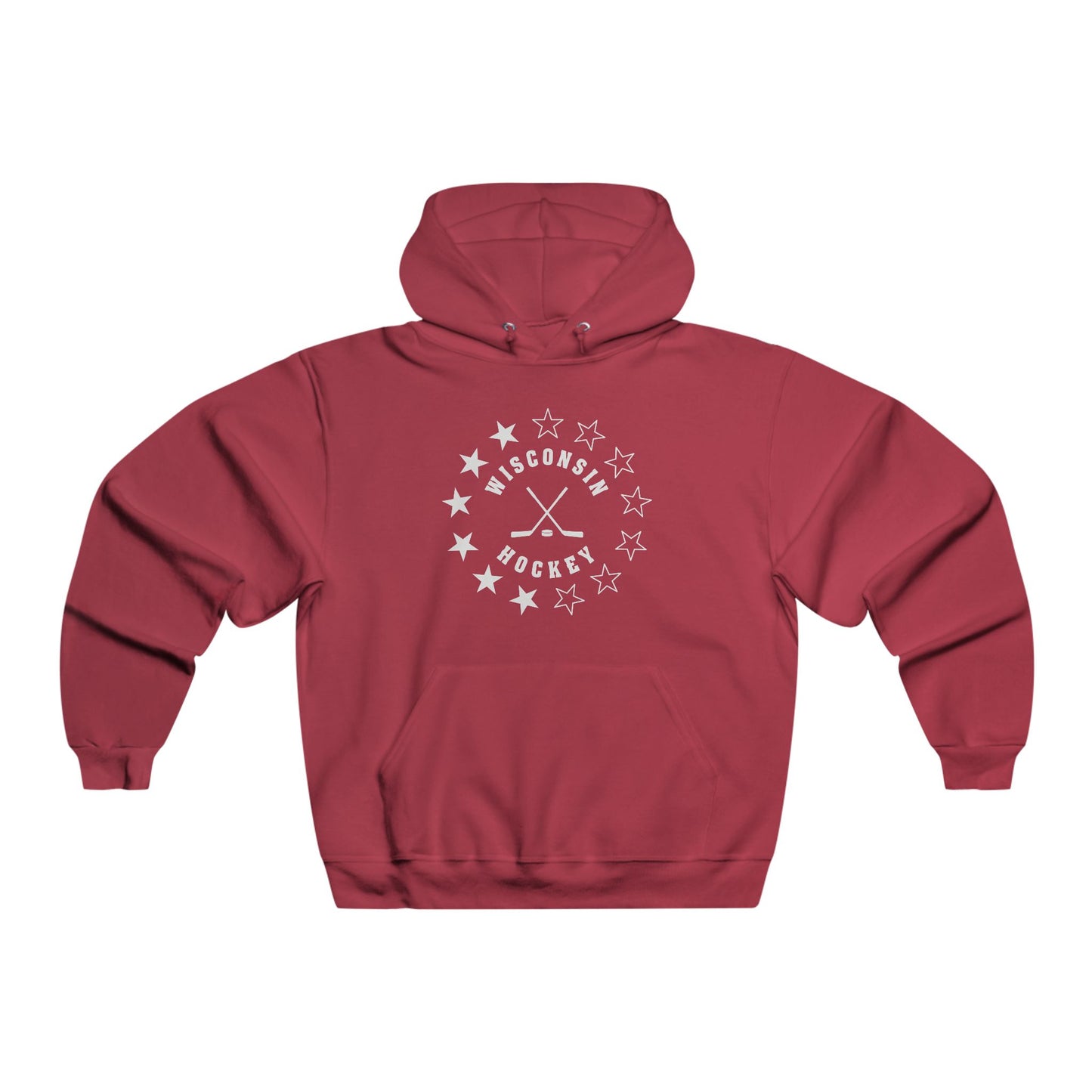 University of Wisconsin Badgers Hockey Hoodie - Game Day Shirt - Red