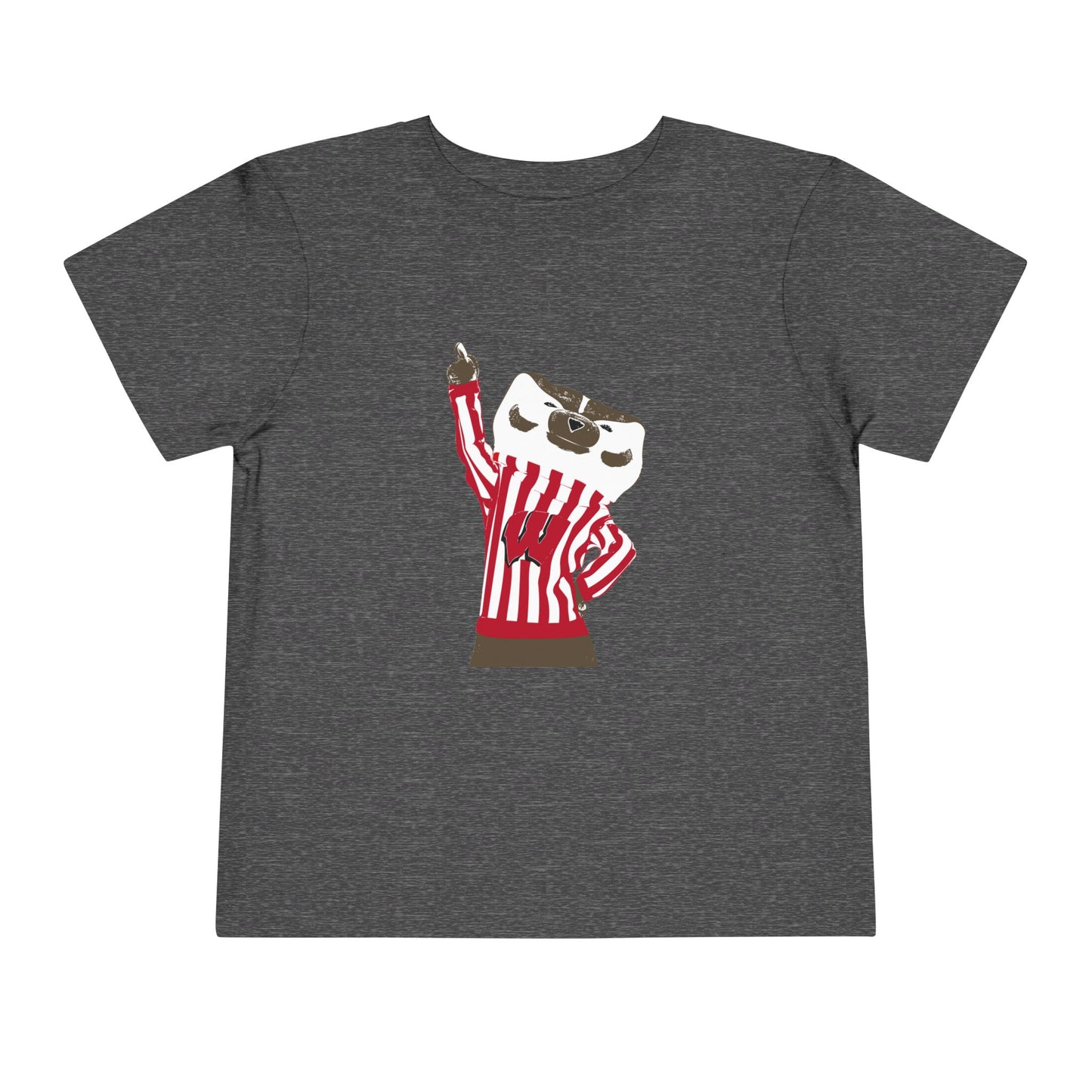 University of Wisconsin - Bucky Badger Shirt - Toddler Short Sleeve Tee Shirt