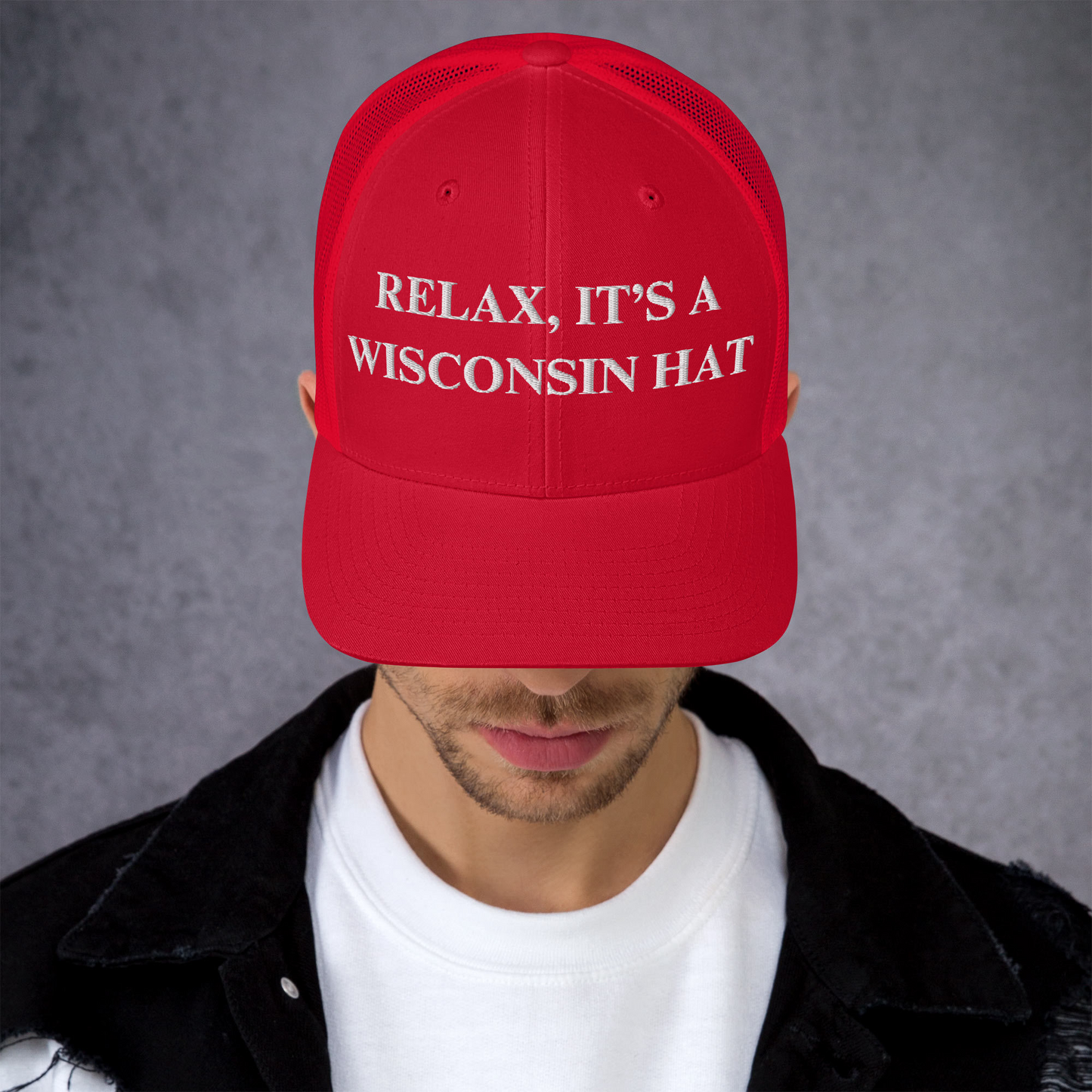 University of Wisconsin Hat - Make Red Hats Wearable Again MAGA Hat