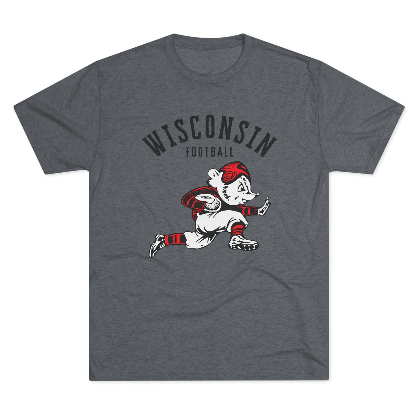 Vintage Wisconsin Football Tee | 1940 Bucky Badger