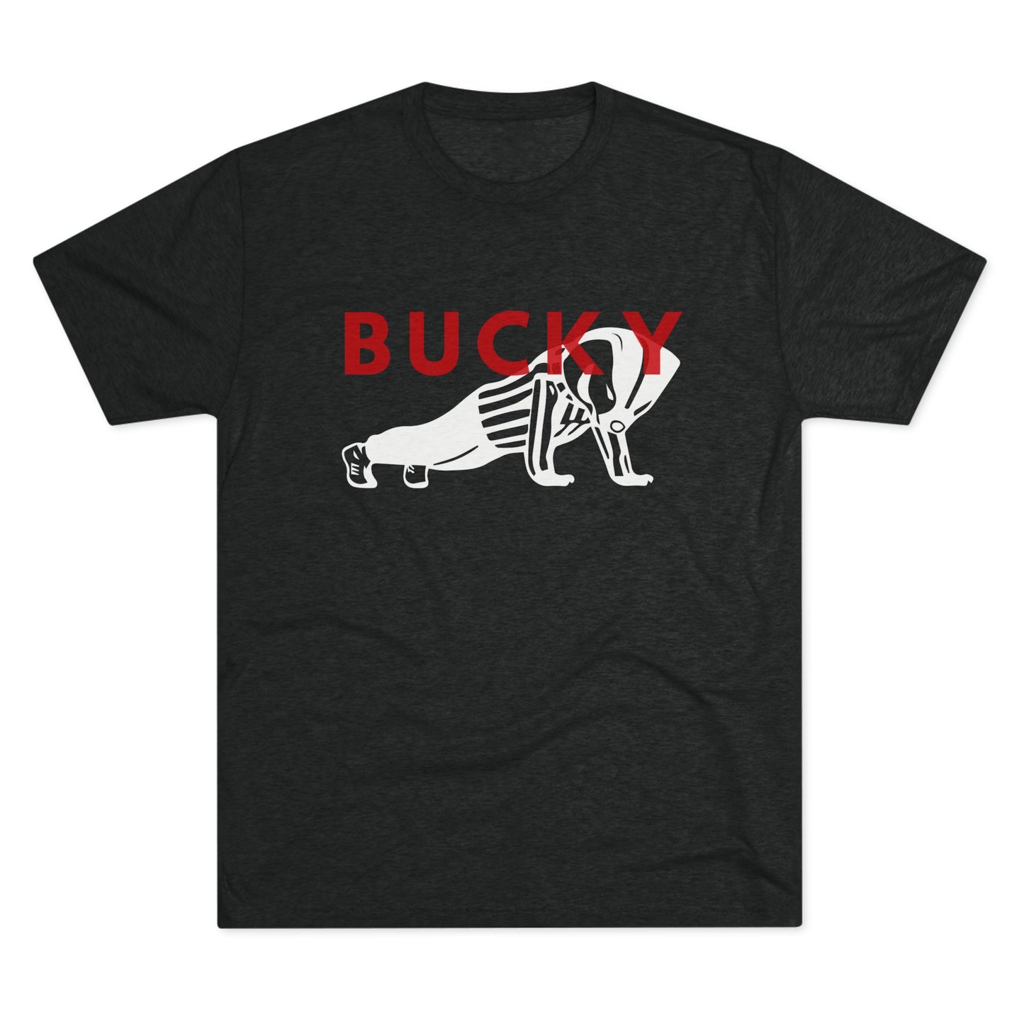 Bucky Badger Push-Up T-Shirt - University of Wisconsin Badgers T-Shirt