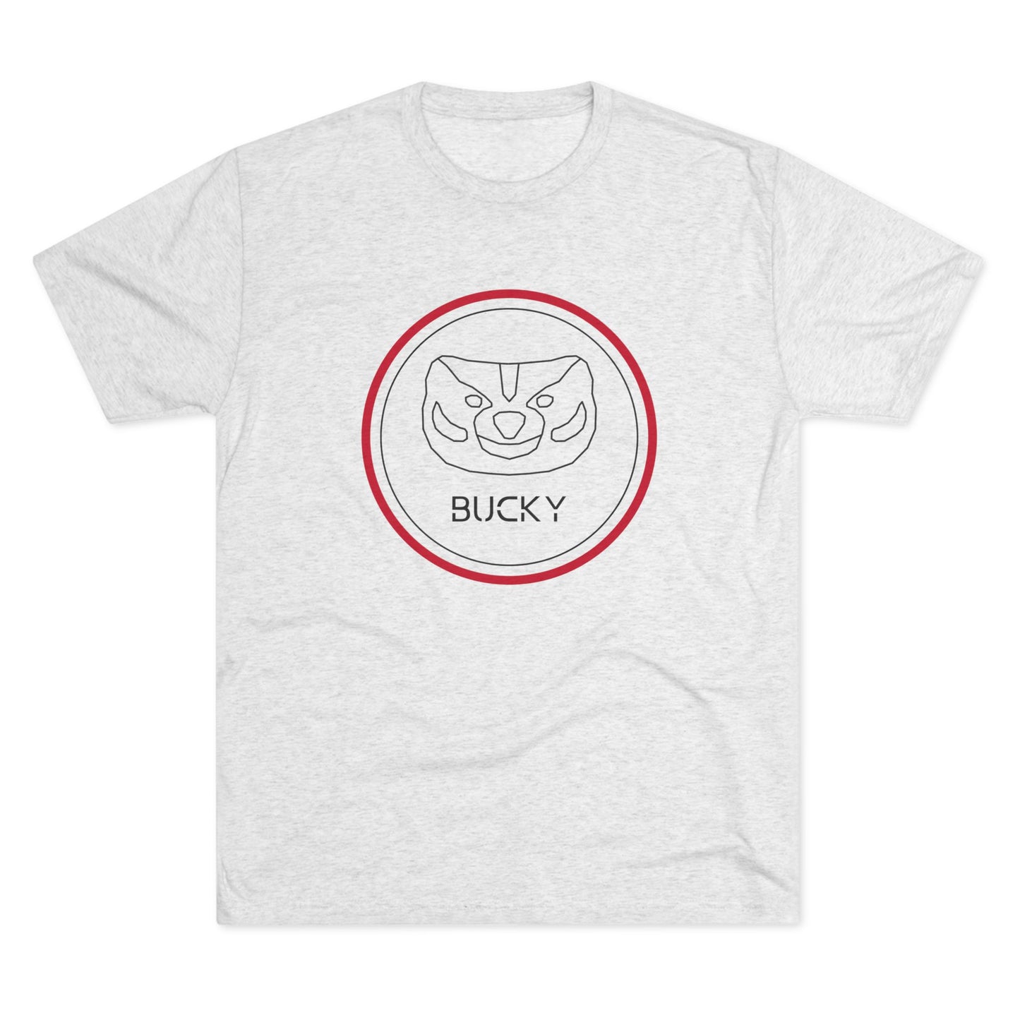 Geometric Bucky Badger Tee