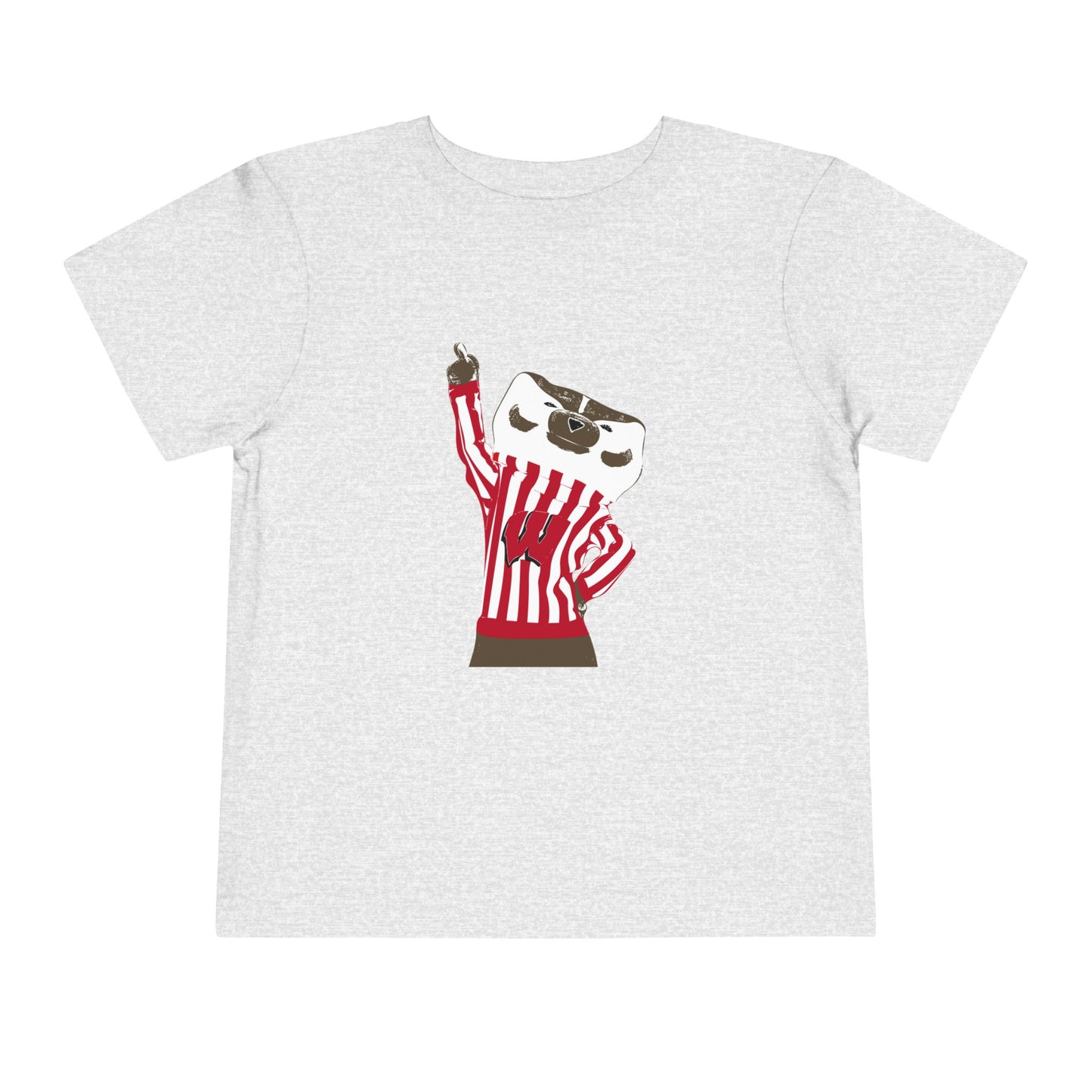 University of Wisconsin - Bucky Badger Shirt - Toddler Short Sleeve Tee Shirt