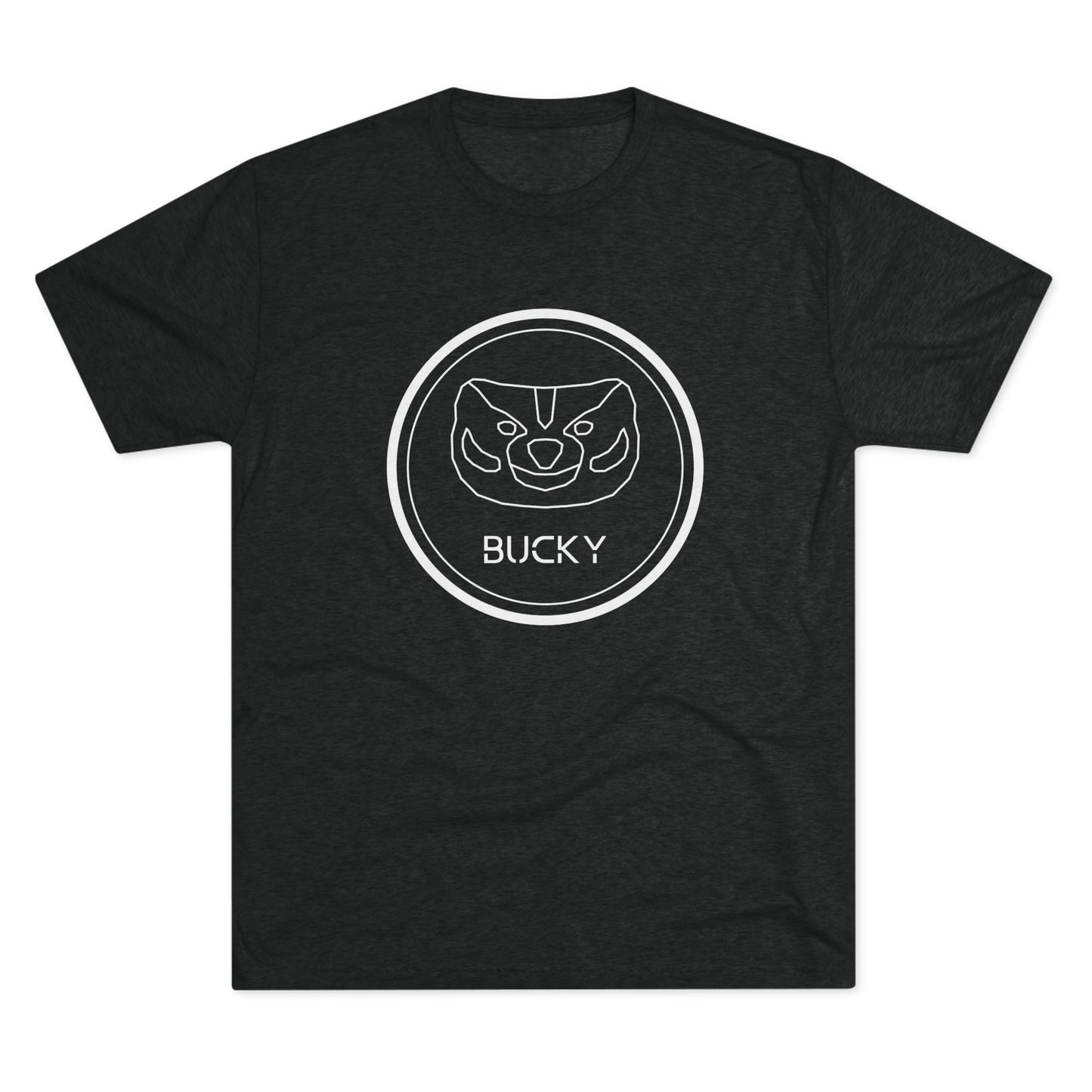 Geometric Bucky Badger Tee