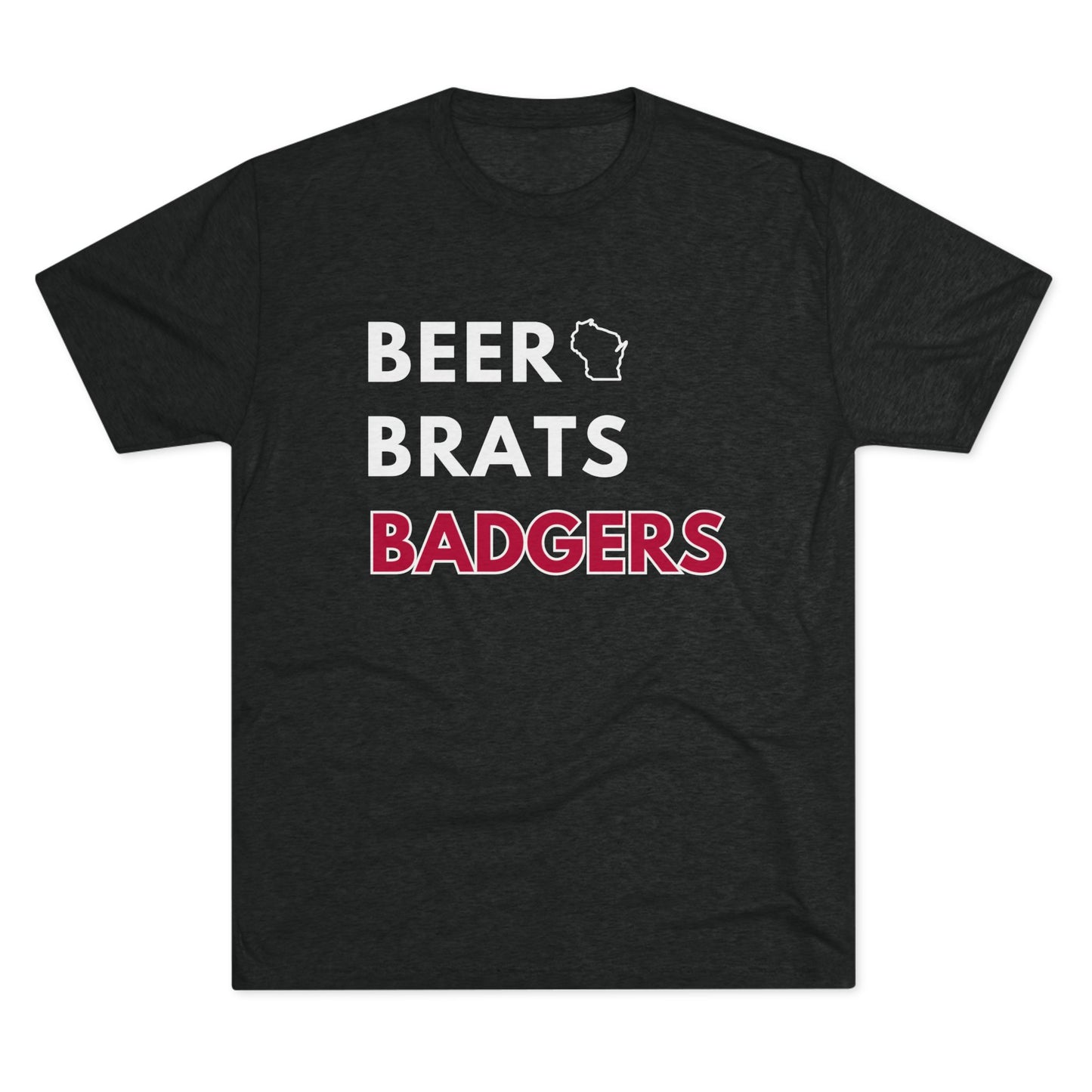 University of Wisconsin | Beer, Brats, Badgers Game Day T-shirt